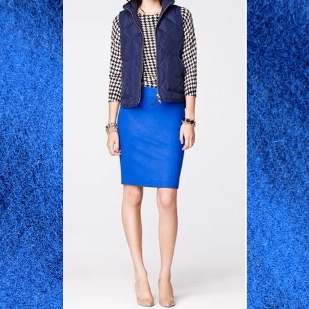 J.crew Wool Blend Pencil Skirt Sz 0